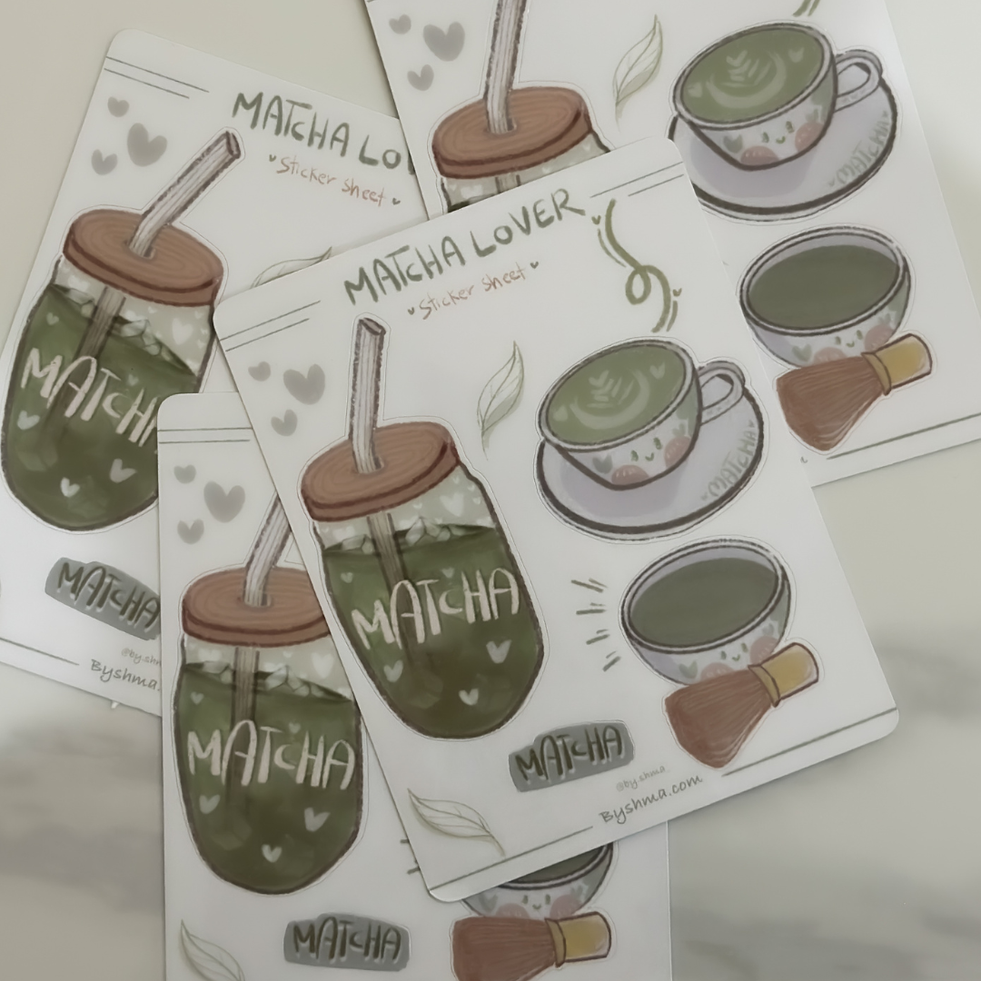 Sticker Sheet | Matcha |